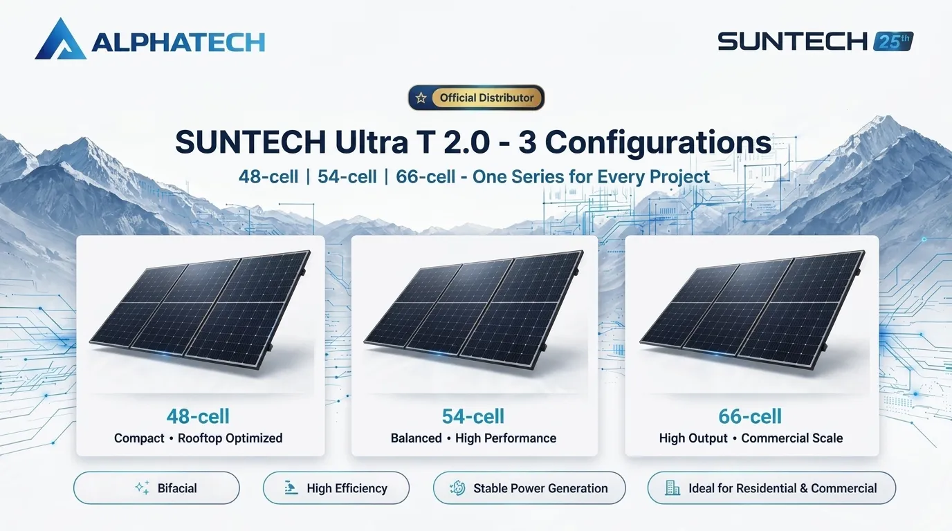 Suntech Ultra T 2.0 — Φωτοβολταϊκά Πάνελ Υψηλής Απόδοσης