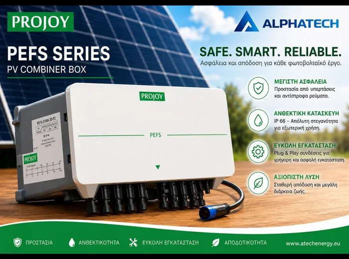Projoy PEFS Series PV Combiner & Rapid Shutdown