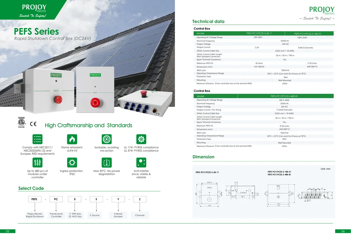 Projoy Panel-RSD Metal Datasheet σελίδα 3